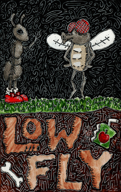 Low Fly & Ant Guy Sticker